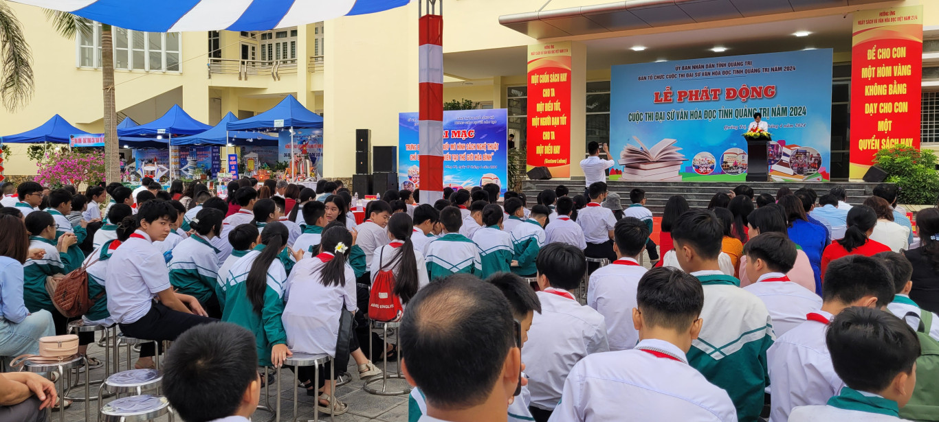 Lễ ph&aacute;t động tổ chức tại thư viện tỉnh